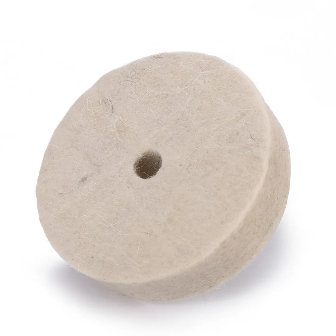 Mayitr 3 inch 80mm Drill Grinding Wheel Buffing Wheel Felt Wool Polishing Pad Abrasive Disc For Bench Grinder Rotary Tool