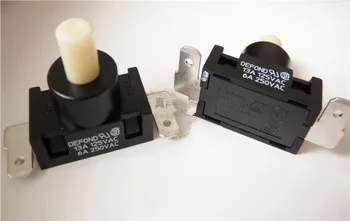 

Free shipping 5pcs vacuum cleaner switch 16A125V 8A250V Defond DPC-1114 2 button Limit Switches.