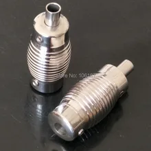 2 шт. 22 мм новое поступление серебро Сталь татуировки Трубы захваты Вернуться стволовых с ярким Гаечные ключи как подарок