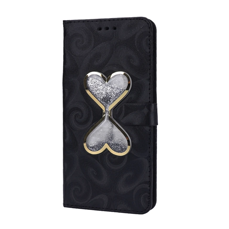 Glitter Liquid Quicksand Case For LG K10 K8 2018 G7 Cover Card Holder Luxury PU Leather G 7 K 8 Case For LG G7 K10 K8 2018 Cover (1)