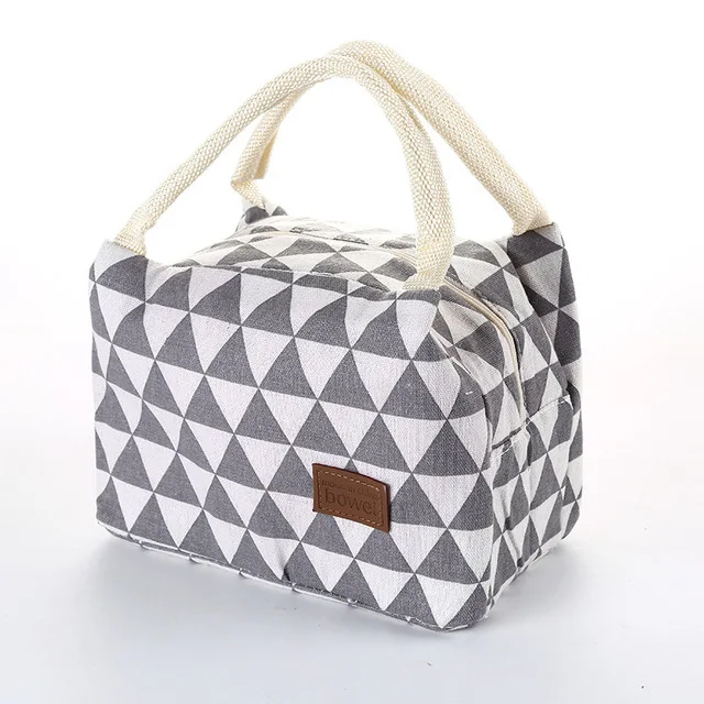 Insulated Thermal Lunch Picnic Bags Fashion Portable Tote Cooler Lunch Bag For Female Kids Men Food Picnic Organizer Bag-12