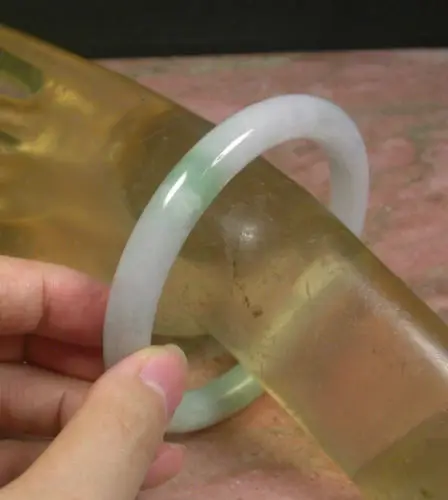 

2982 Certified Green Natural A JADE Jadeite Bangle Bracelet