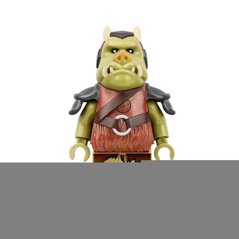 

Single Super Heroes Star Wars 742 Ewok Village Gamorrean Guard Building Blocks Figure Bricks Toys gift Compatible Legoed Ninjaed