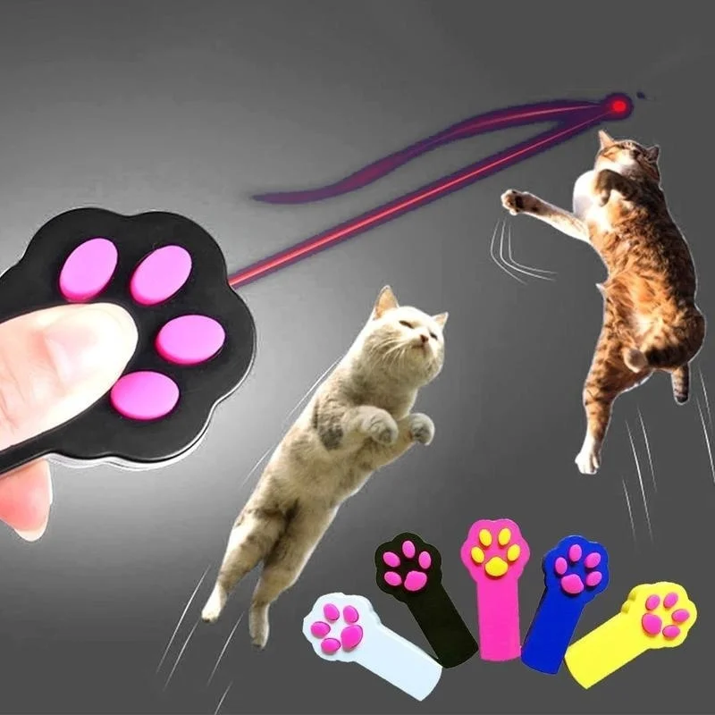 

Funny Laser Toy Pet Cat Dog Interactive Automatic Red Laser Pointer Exercise Toy