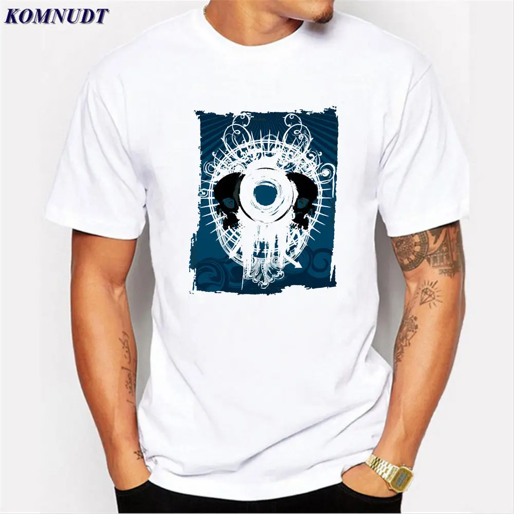 2018 Abstract Painting Design T Shirt Tops Tee High Quality Digital Inkjet Printing T Shirt Men 