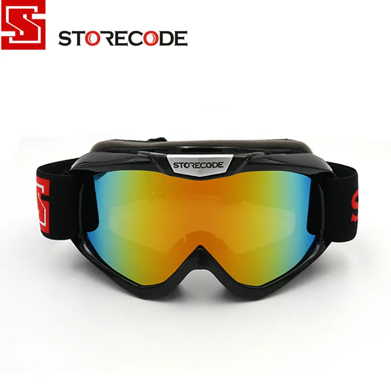 StoreCode Brand Ski Goggles Double Lens Anti Fog UV400 Snowboard Glasses Men Women Black Frame