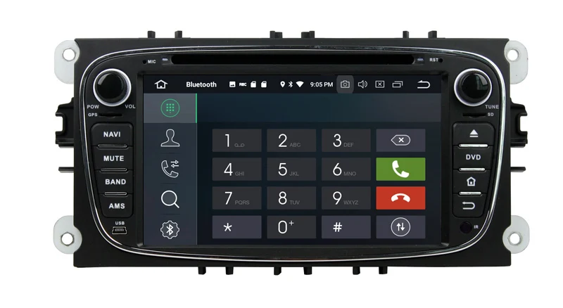 Sale HD 1024*600 touch screen car autoradio gps for ford FOCUS Mondeo S-MAX C-MAX with android 9.0 octa core 4+64G audio stereo 7