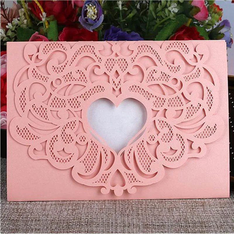 Pink Lace Invitation