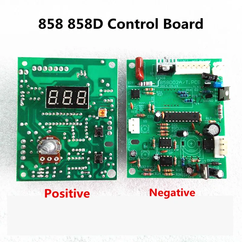 

1 pcs 858 858D Hot Air Gun Demolition Station Digital Display Control Board Electric Circuit Board Hot Air Gun DIY Accessories