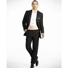 tuxedo for font b men b font bridegroom font b suits b font groom wear black