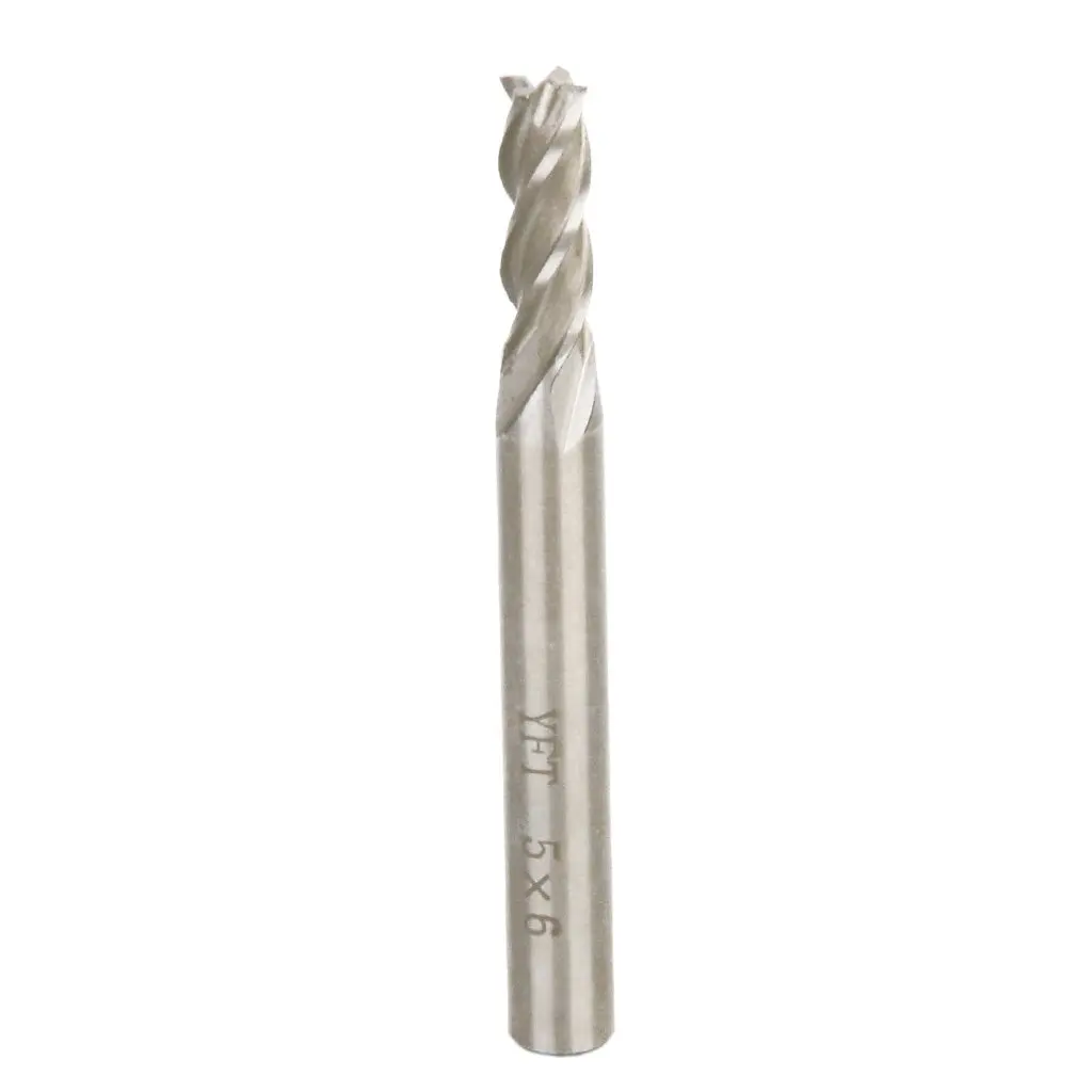 

HSS 4 Cutting 5mm x 6mm Shank End Mills