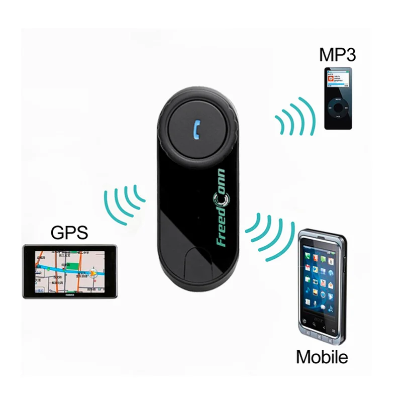 Bluetooth гарнитура для шлема FreedConn TCOM OS Moto rcycle 100 м GPS 3 шт.|Наушники шлемов| |