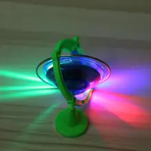 Креативный волшебный светящийся гироскоп мигающий нло головоломка с музыкальной коробкой детские игрушки YH1127