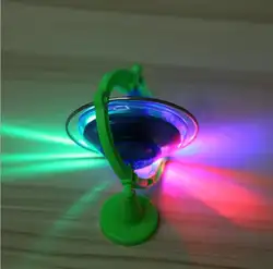 Новый творческий магия Light-Up GYRO флэш НЛО головоломка с музыкальная шкатулка дети Игрушечные лошадки yh1127