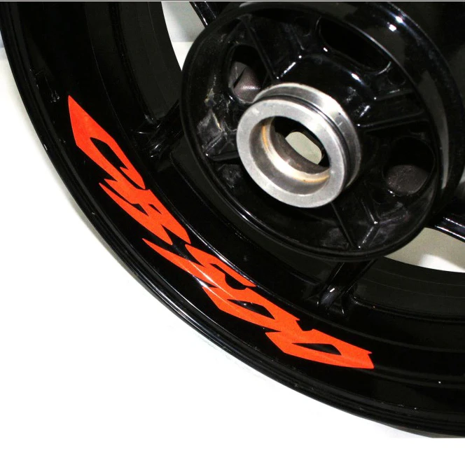 Motorcycle Wheel Sticker Decal Reflective Rim Bike Motorcycle Suitable