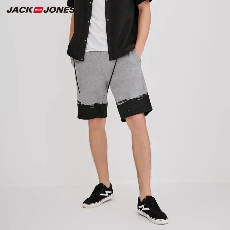

JackJones Men's Summer 100% Cotton Knee-high Shorts 218215506