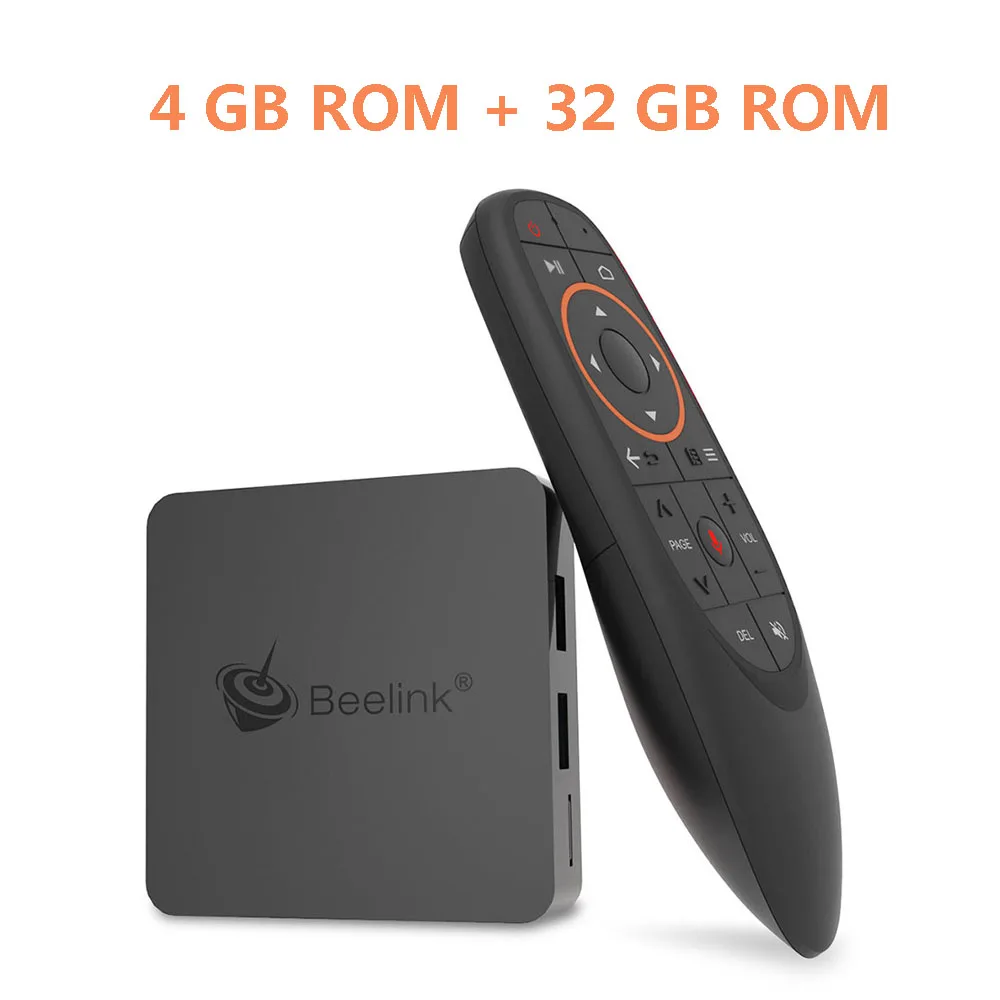 Beelink GTmini-Smart tv box Android 8,1 Amlogic S905X2 телеприставка голосовой пульт 4K 2,4G и 5,8G WiFi 1000M VP9 H.265 HDR10 ТВ приставка - Цвет: 4G RAM 32G ROM