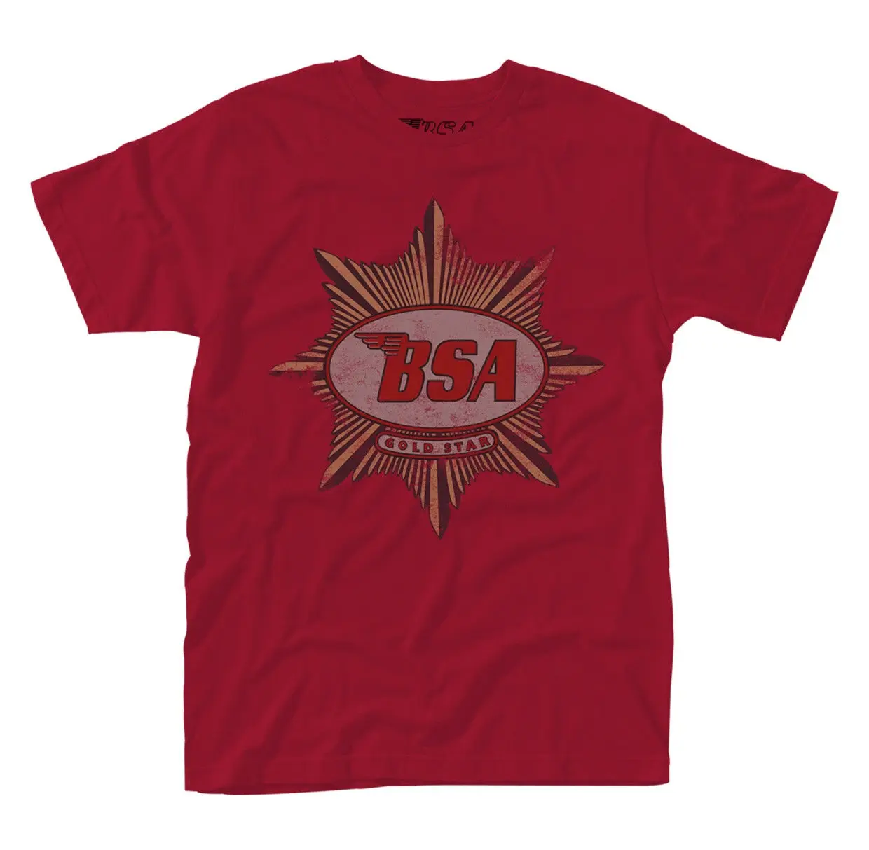 BSA мотоциклы &quotЗолотая звезда знак не Футболка NUOVO e Originale|t-shirt t-shirt|motorcycle t-shirtt-shirt