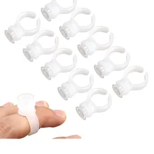 100 шт неотделимый постоянный макияж Колечки контейнер для чернил чашки для чернил подогрев для чашек татуировки большого размера