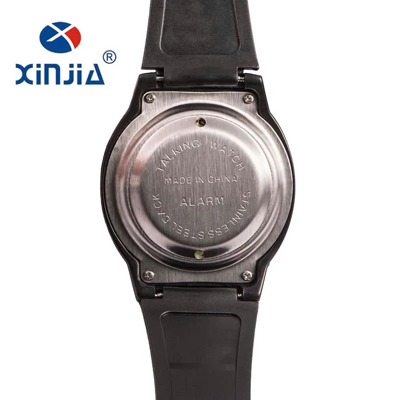 Новые простые мужские и женские говорящие часы, говорящие на русском языке, слепые электронные цифровые спортивные наручные часы для пожилых