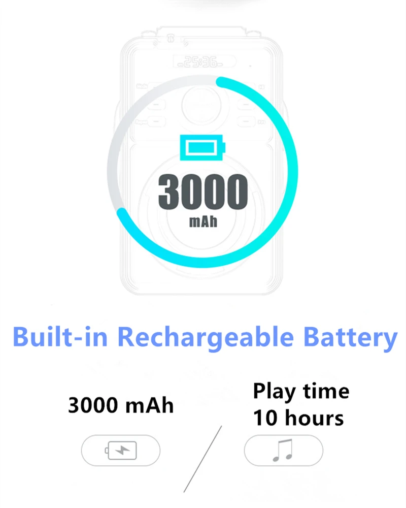 Портативная Bluetooth Колонка Abuzhen 3000 мАч звуковая панель стереоколонка Бумбокс с