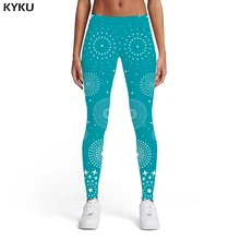 KYKU Fireworks Leggings Women Graffiti Ladies Vortex Printed pants Art 3d Print Ink Sport Womens Leggings Pants Jeggings Slim