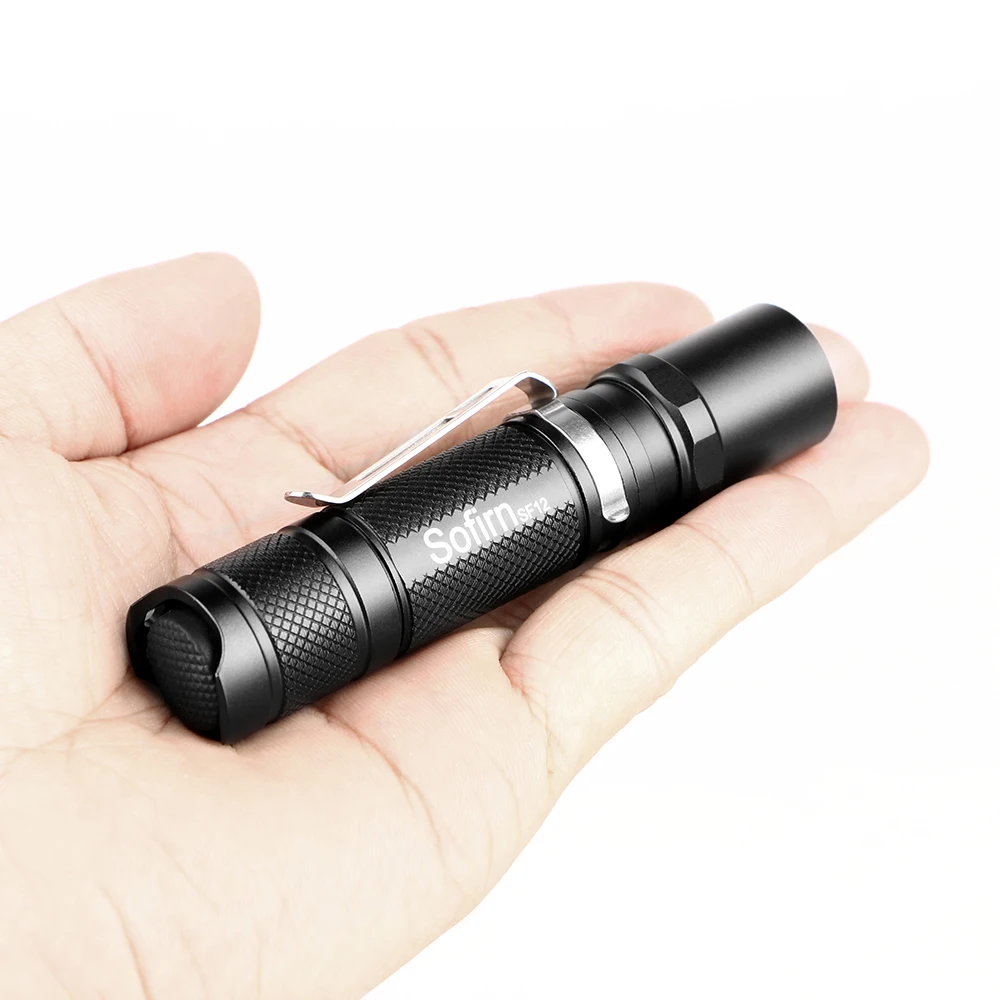 Sofirn SF12 Мини светодиодный вспышка светильник AA 14500 Cree XPG2 EDC Карманный светильник лампа Портативные Пальчиковый фонарик Водонепроницаемый фонарь с 5 режимами и 400lm