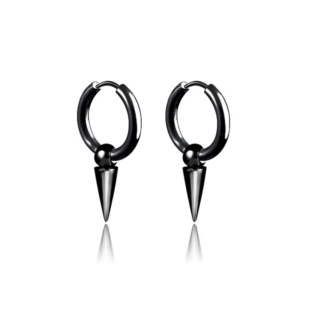 

Unique Titanium Steel Drop Dangle Earring Women Men Fashion Jewelry Accessories