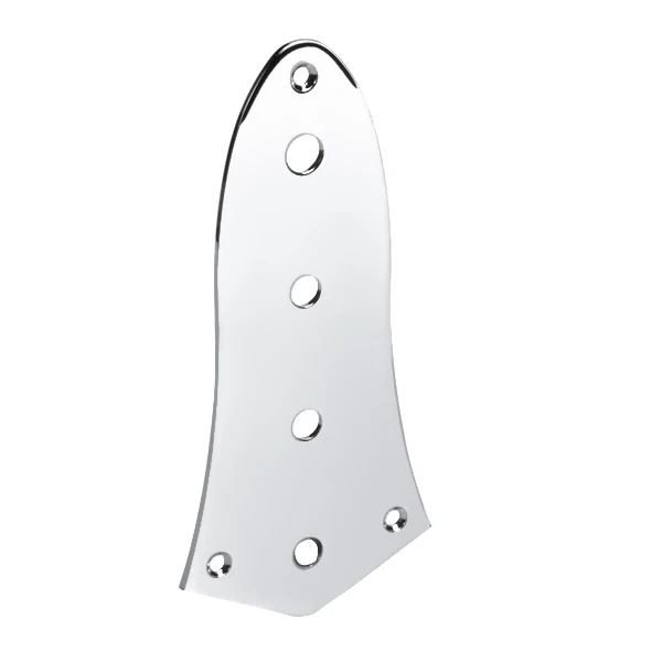 Durable Steel With Chrome Plating Control Plate Compatible With Jazz Bass Guitar Replacement