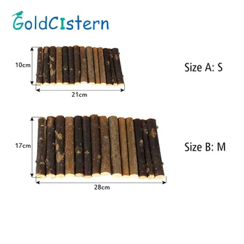 

Hamsters Fence For Pet Wooden Chew Toys for hamsters chinchillas guinea pigs and other small pets