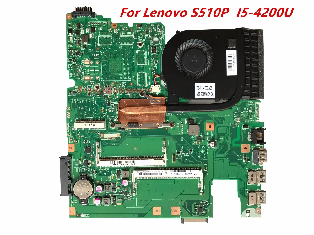 Высококачественная материнская плата для ноутбука совместимая с Lenovo S510P I5-4200U DDR3