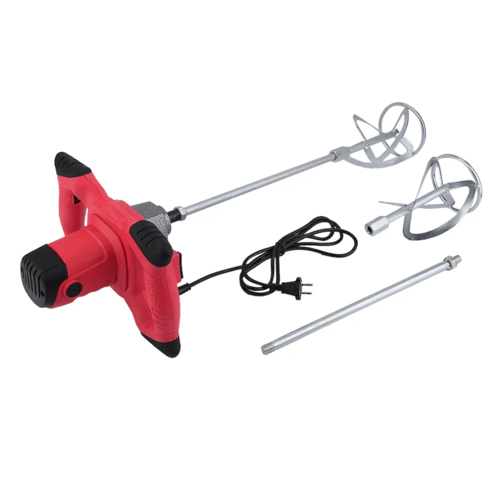 

Professional X2 Rod Head Stirring Putty Powder Mixer Blender Industrial Glue Latex Paint Putty Powder 2350w Electric Mixer