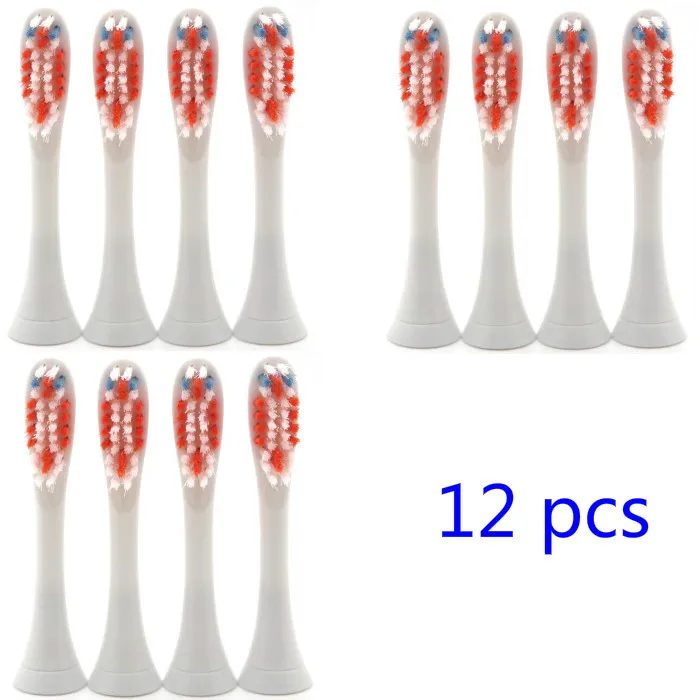 12 шт. сменные насадки для зубной щетки Philips Sonicare ProResults HX6013/66 HX6930 HX9340 HX6950 HX6710 HX9140