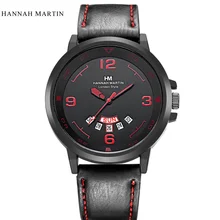 2017 Hannah Martin Brand Quartz Watch Men Date Waterproof Fashion Army Sports Watches Man Leather Wristwatches Relogio Masculino 2017 Hannah Martin Brand Quartz Watch Men Date Waterproof Fashion Army Sports Watches Man Leather Wristwatches Relogio Masculino