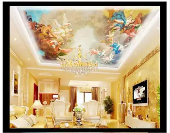 

3D wallpaper custom mural beauty non-woven wallpaper Heaven scenery painting zenith ceiling murals wallpaper