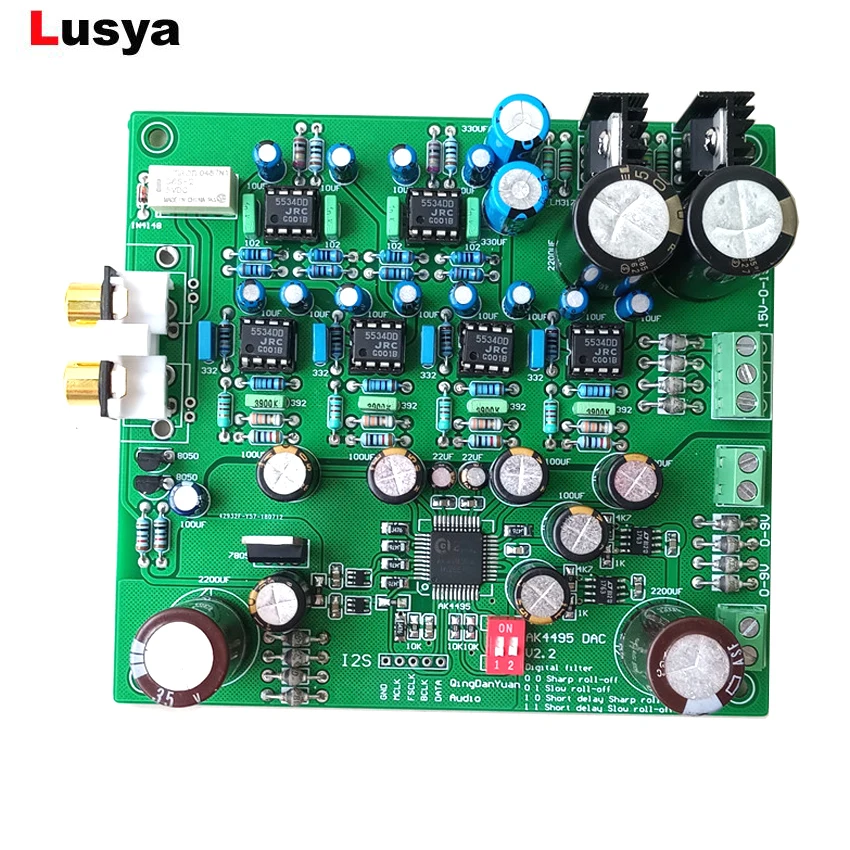

AK4495S AK4495SEQ I2S DAC Audio decoder board support 32BIT 768K decodificador