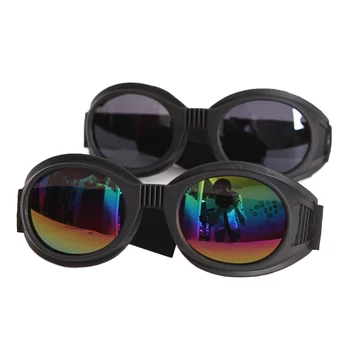 

WWII Vintage style motorcycle goggles Pilot Motorbike goggles Retro Jet Helmet Eyewear 4 color lens