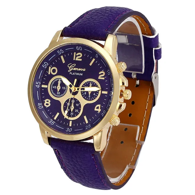 Really Cheap Dress Casual Watch For Women Geneva Leather Analog Hour