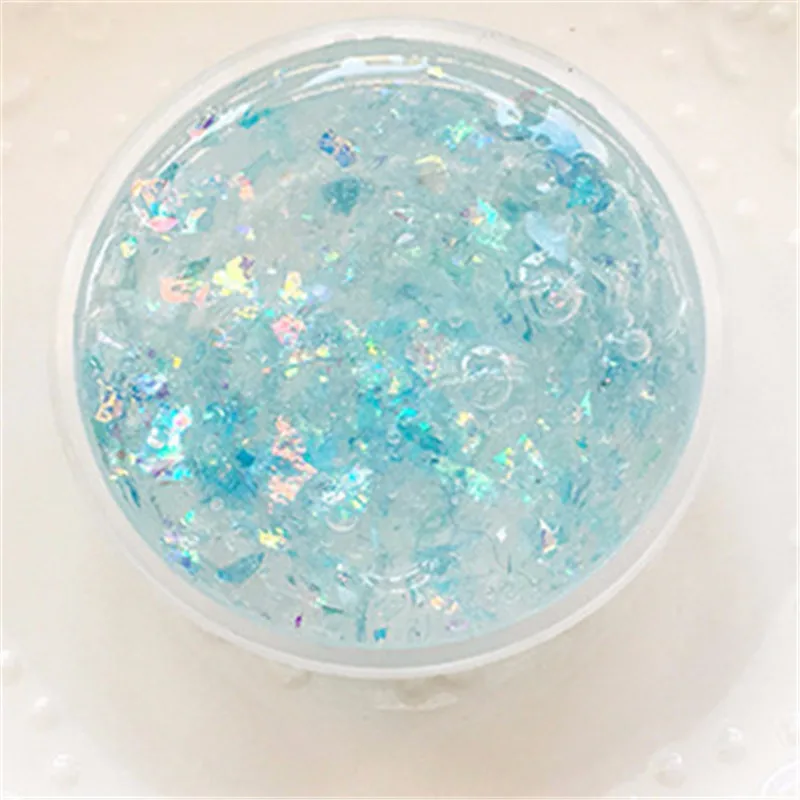 

Fun Fluffy Floam Slime DIY Diamond Glint Rubber Mud Slime Putty Scented Tub Antistress Kids Sludge Clay Toy Plasticine