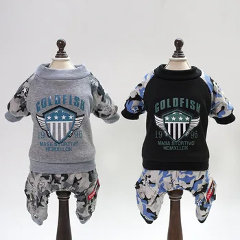 

New Winter Dog Jumpsuit Pet Clothing Cotton Coat Small Dogs Costume Pet Cat Puppy Overalls Jacket For Dog Apparel