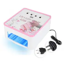 65 Вт Защита глаз УФ светодиодный светильник для ногтей быстросохнущая лампа для маникюра ЖК-дисплей Гель-лак для ногтей сушильная машина