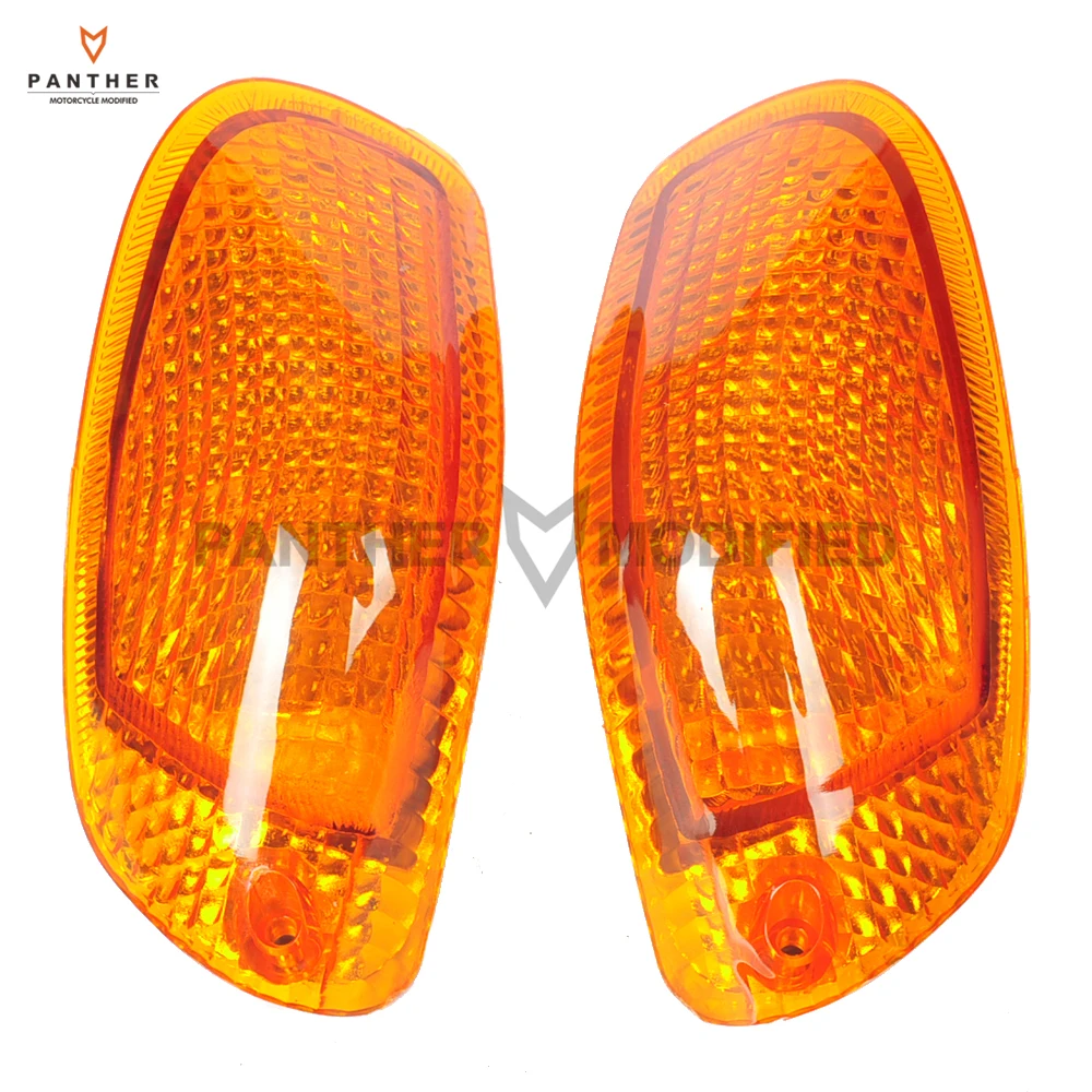 

Smoke Orange Motorcycle Front Turn Signal Blinker Indicator Lens Moto Lighting Cover case for Kawasaki ZZR 1100 ZX11 1993-1999