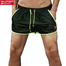 Мужские шорты SUPERBODY домашняя одежда летние повседневные шорты сетчатые быстросохнущие дышащие спортивные и пляжные шорты для отдыха и серфинга