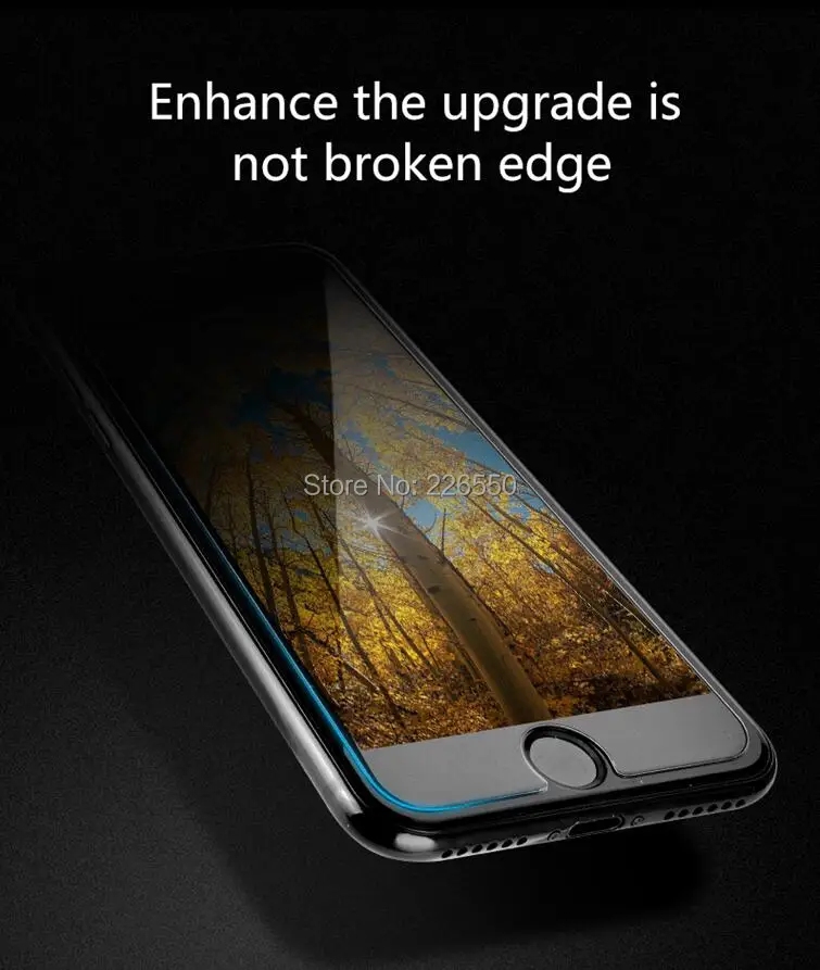 Hopeboth 100 шт./лот 2.5D Закаленное стекло для защиты экрана iPhone 8 plus xs max xr x 7 7plus 6 6s