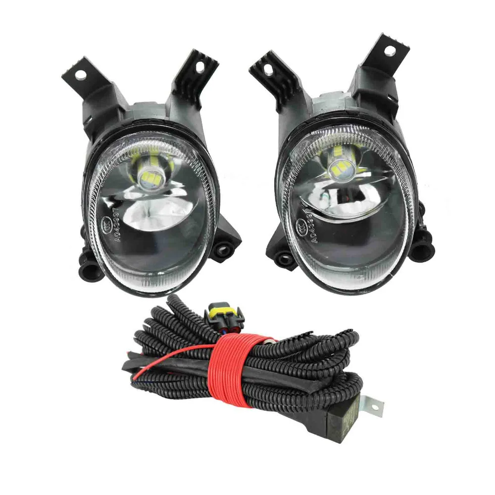 

LED Car Light For Audi A3 2008 2009 2010 2011 2012 2013 Car-styling New Front LED Fog Lamp Fog Light With Bulbs Wire