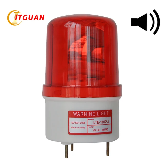 LTE 1102J buzzer warning light rotary Warning Lights with buzzer rotary