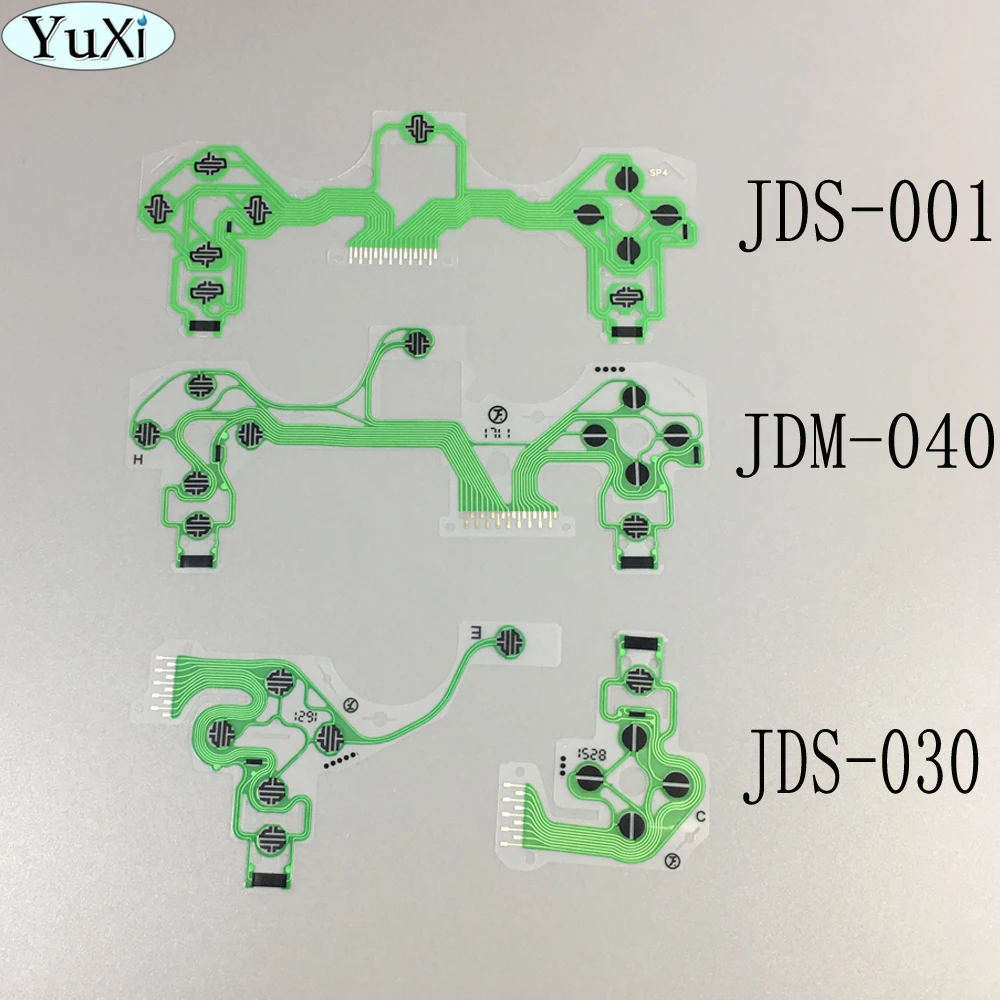 

JDS-030 Replacement Buttons Ribbon Circuit Board for PS4 Dualshock 4 Pro Slim Controller Conductive Film Keypad flex Cable PCB