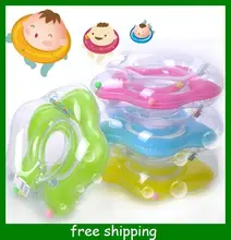 New Baby Kids Infant Adjustable Swimming Neck Float Ring Safety Aid Tube mix color sizes 0