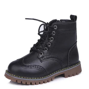 

Brand Girls Boots 2018 Giirls Shoes Winter PU Leather Children Boots Fashion Toddler Kids Boots Warm Boots For Girls