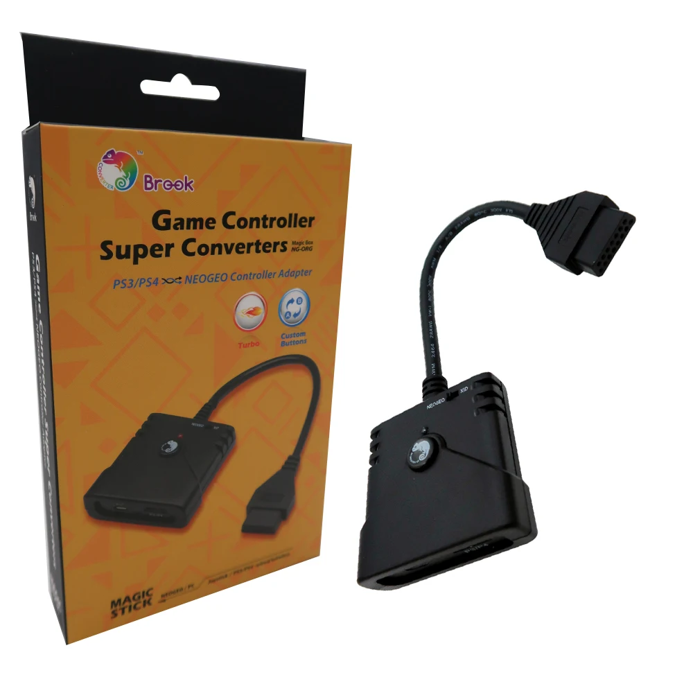 Brook для PS3/PS4 Для NeoGeo Super Converter (ZPP004W) совместим с новыми консолями геймпадами и